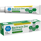 MED PRIDE Bacitracin with Zinc Ointment front view of the one ounce tube for first aid care.