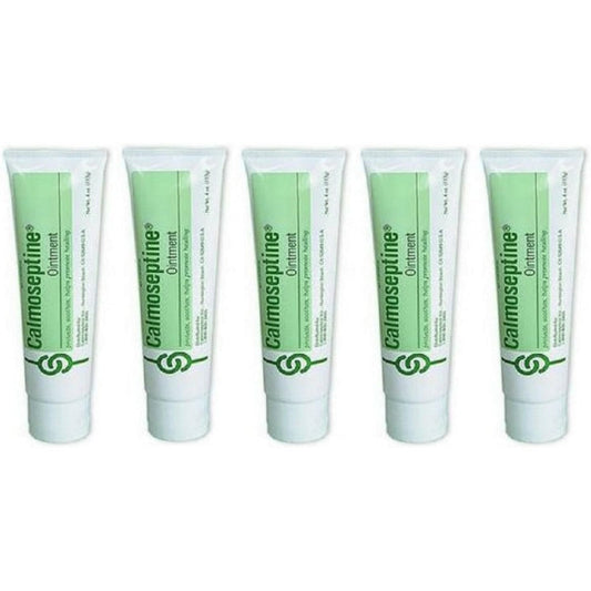 Calmoseptine Ointment Tube 4 Ounce front view of moisture barrier cream packaging
