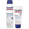 Aquaphor Advanced Therapy Skin Care Set front view featuring the healing ointment tube and body spray can for moisturizing dry skin.