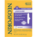 Neosporin lidocaine triple antibiotic ointment first aid tube front view