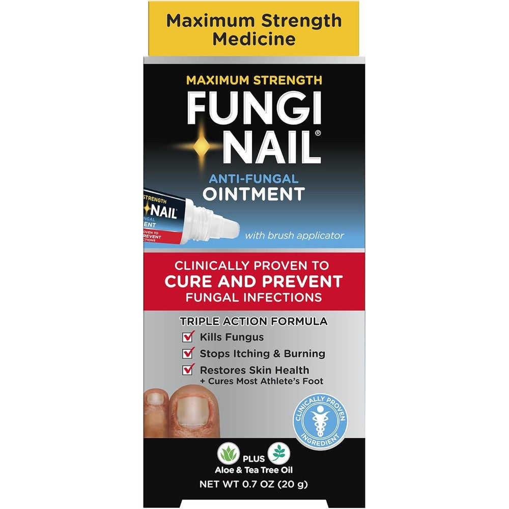 Fungi Nail Anti-Fungal Ointment front view packaging for athlete's foot treatment.