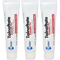 Globe Pharmacy Tolnaftate 1 percent antifungal cream three pack front view for athlete's foot relief.