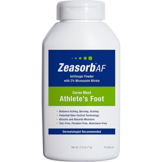 Zeasorb Super Absorbent AF Antifungal Powder front view bottle