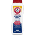 Arm and Hammer Medicated Athlete's Foot Powder front view antifungal treatment.