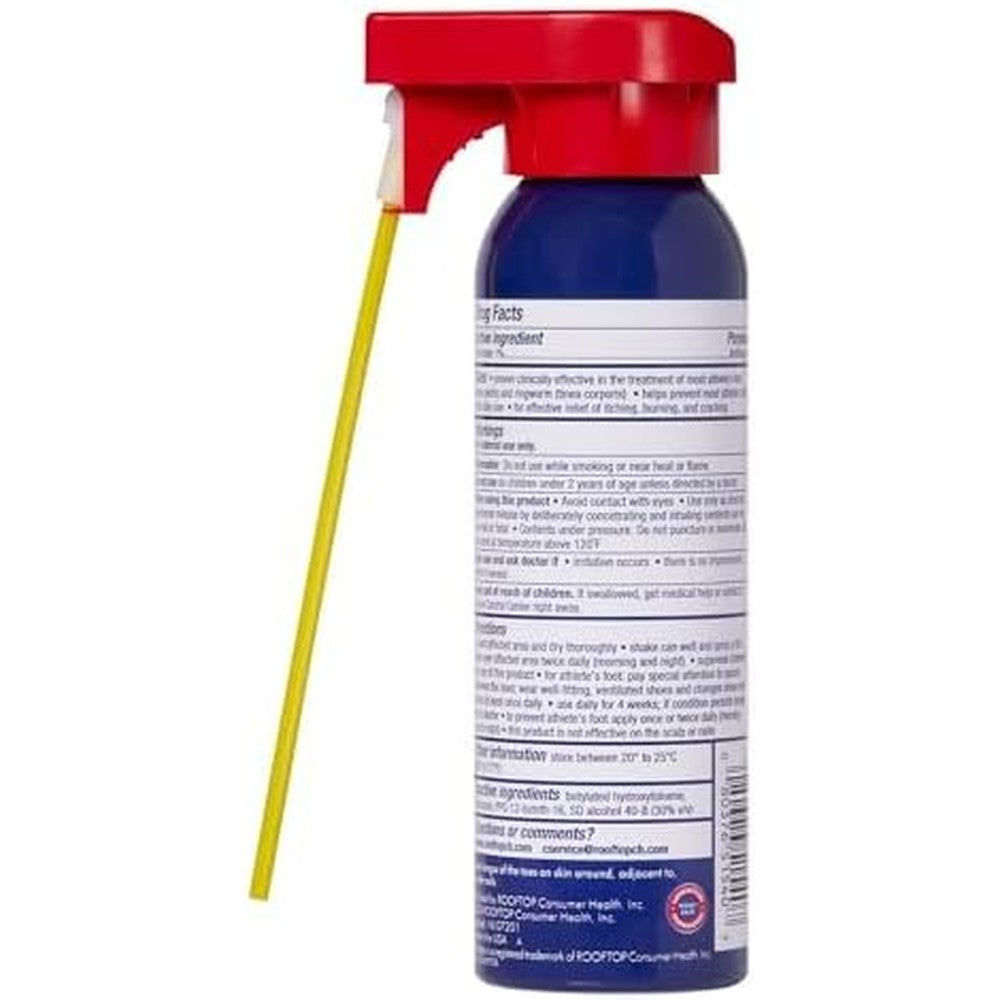 Hands free aerosol canister of ProClearz laser spray for hygienic application