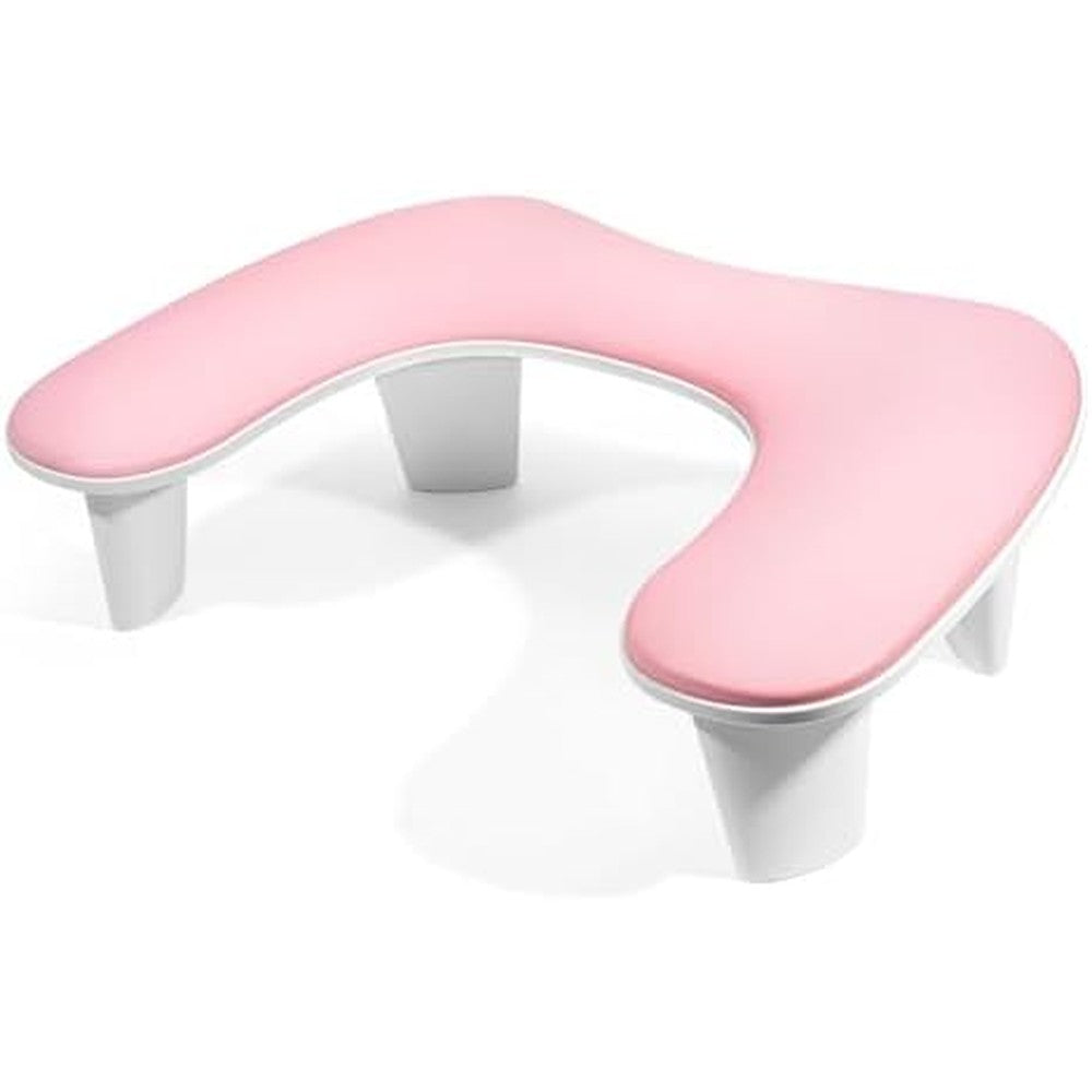 Lionvison U-Shaped Manicure Nail Arm Rest Cushion And Hand Stand For Acrylic Nail Art Technology Professional Salon Equipment Pink