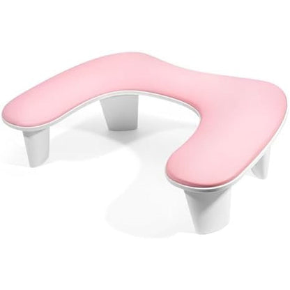 Lionvison U-Shaped Manicure Nail Arm Rest Cushion And Hand Stand For Acrylic Nail Art Technology Professional Salon Equipment Pink