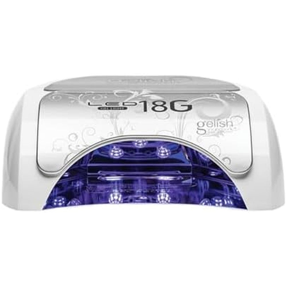 Gelish 18G Classic LED Light - Professional Nail Curing Lamp for Home or Salon Use, Fast-Drying 36W, Corded, SafeLightâ„¢ Technology, Ergonomic Design, Pedicure-Friendly.