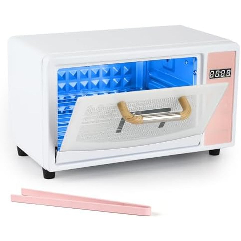 HomdMarket 10L nail tool sterilizer front view in pink