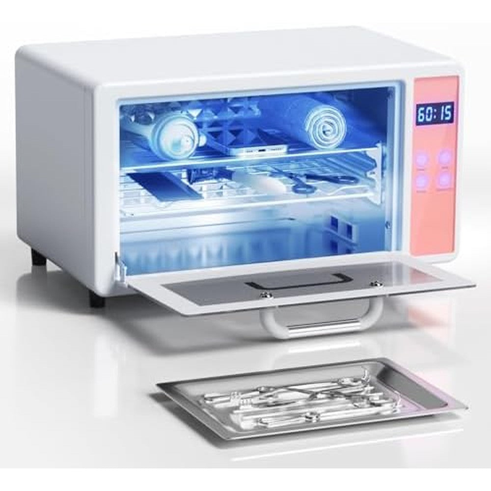 Geisofu UV light nail tool cleaning machine front view in white