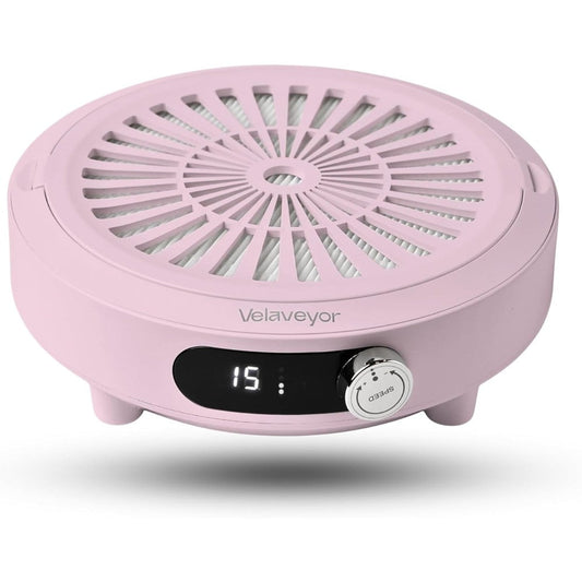 Velaveyor Nail Dust Collector 3800 RPM pink front view