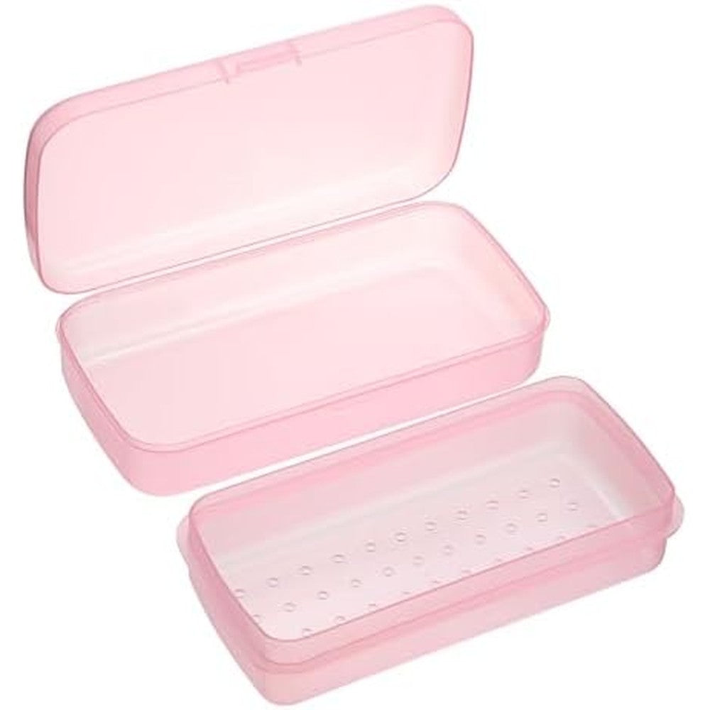 Juxyes plastic sterilizing tray for nail art tools front view