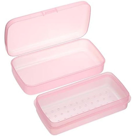Juxyes plastic sterilizing tray for nail art tools front view