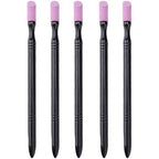 Ljjcsff 5 Pieces Quartz Scrubs Stone Cuticle Pusher Pen Set For Professional Nail Polish Manicure And Dead Skin Removal - Image 1