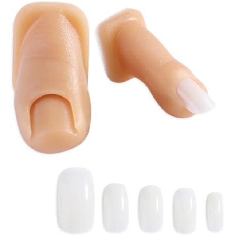 Fcozpjk silicone toenail practice finger set front view