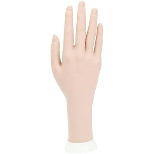 Davinona practice hand for acrylic nails front view