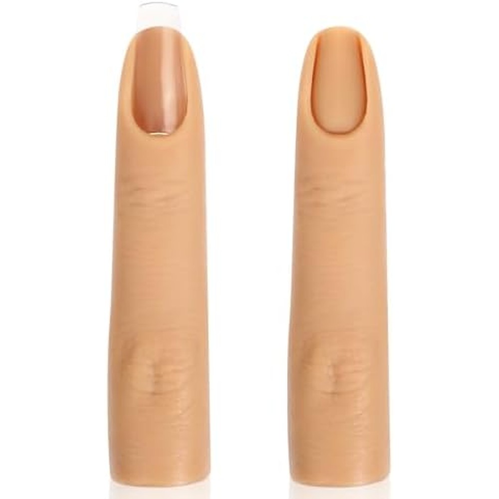 Giantree silicone practice fingers for acrylic nails front view