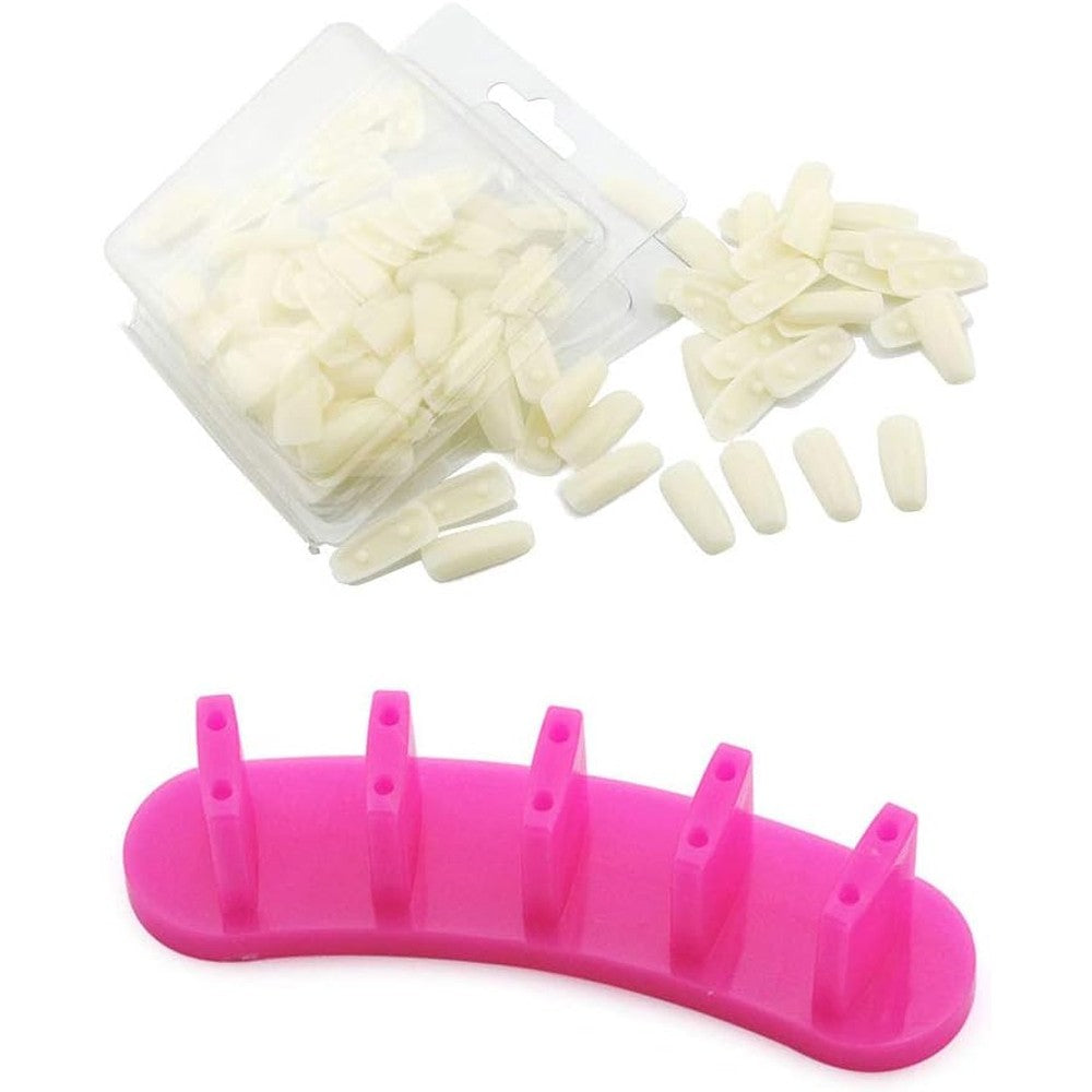 Kads dismountable nail training holder with rose red finish