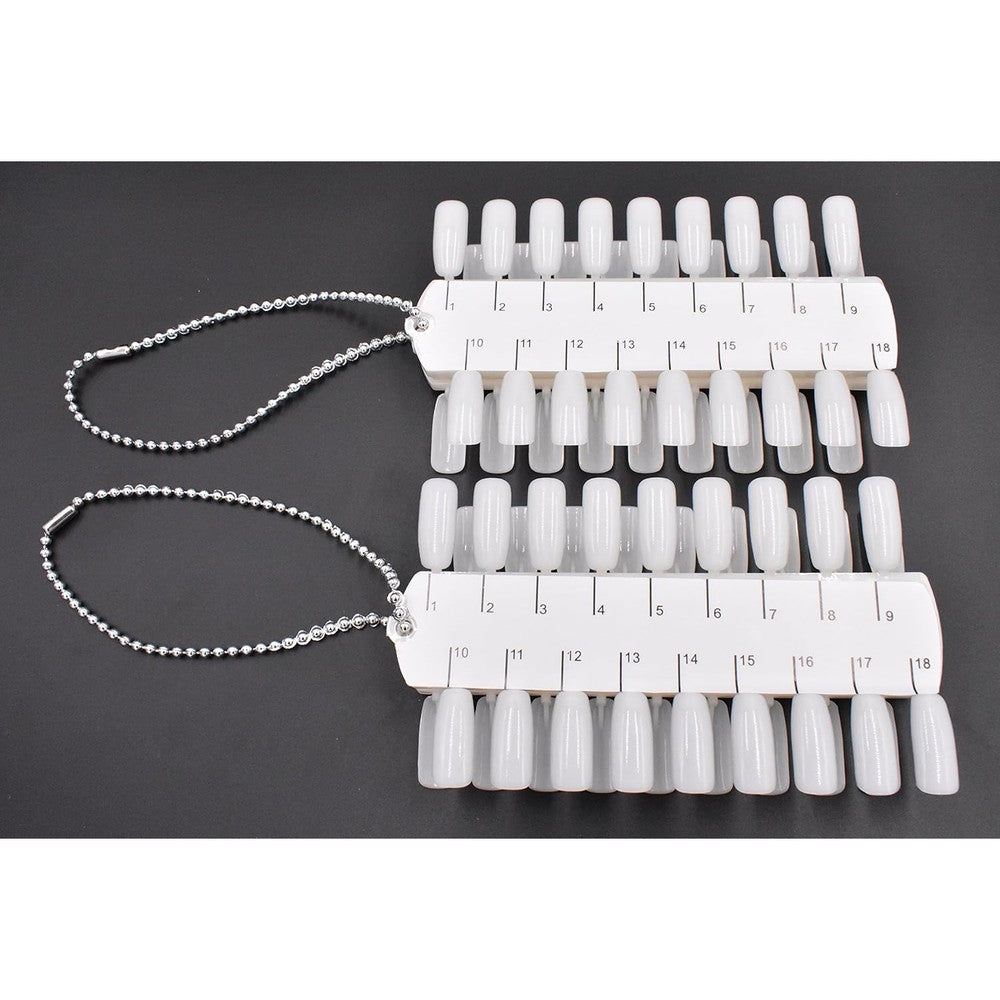 Art&Beauty 72 tips double layer nail polish display set front view
