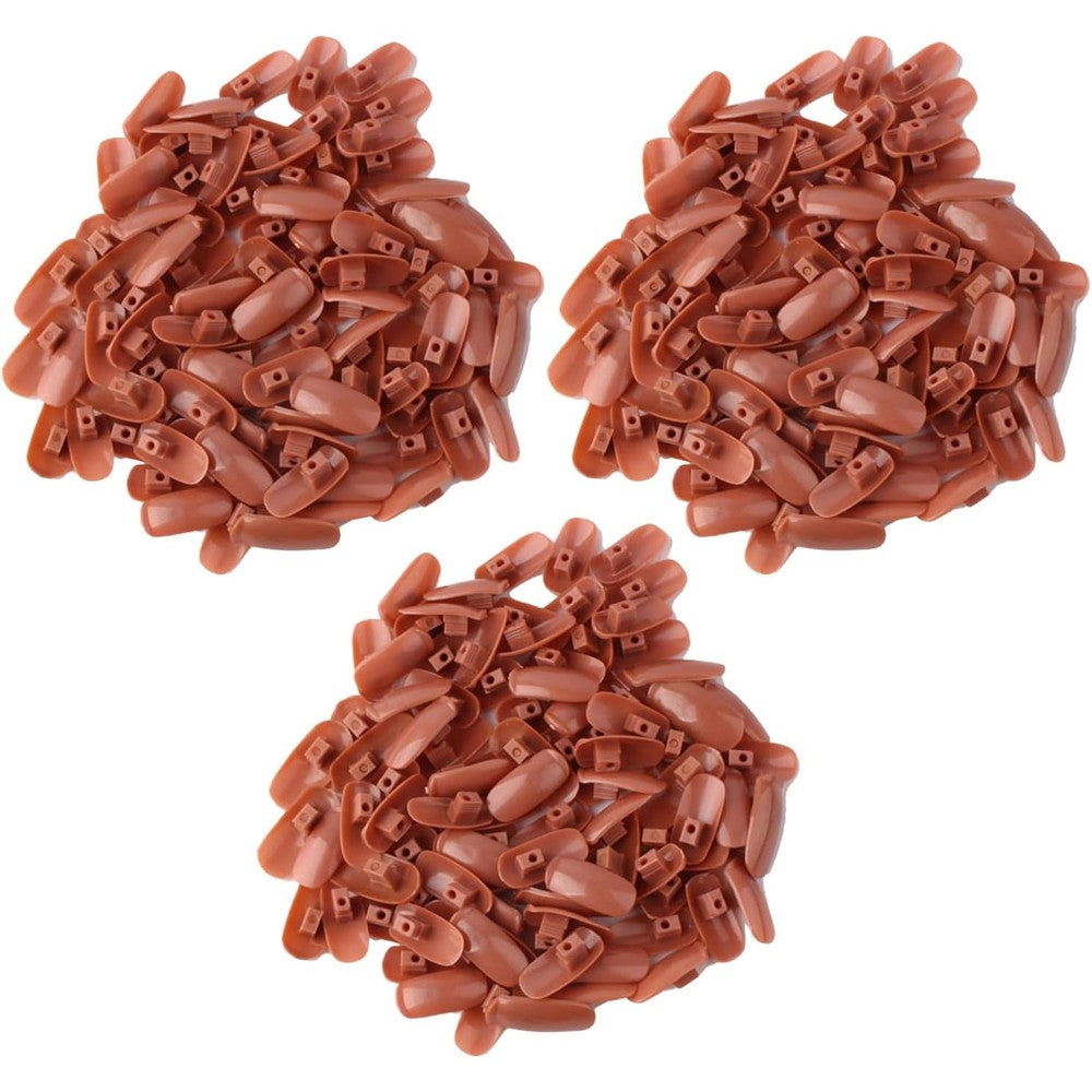 Krishna Enterprises 300 Pcs Fake Nail Tips front view for manicure training