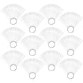 Hedume 600 Tips Clear Nail Swatches Sticks With Metal Screw Split Ring Holder For Professional Nail Art Display And Home DIY Polish Organization - Image 1