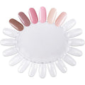 Worutuk false nail swatch wheels front view