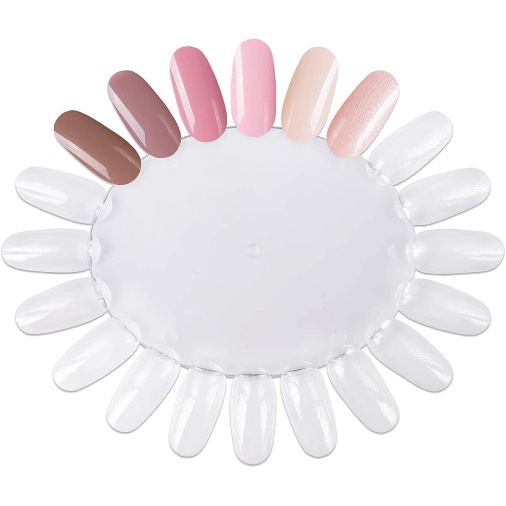 Worutuk false nail swatch wheels front view