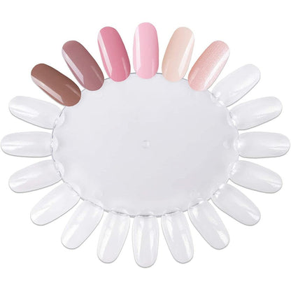Worutuk false nail swatch wheels front view