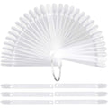 LoveBB 200 Pcs Transparent Nail Swatch Sticks front view