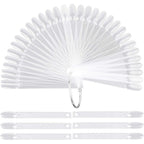 LoveBB 200 Pcs Transparent Nail Swatch Sticks front view