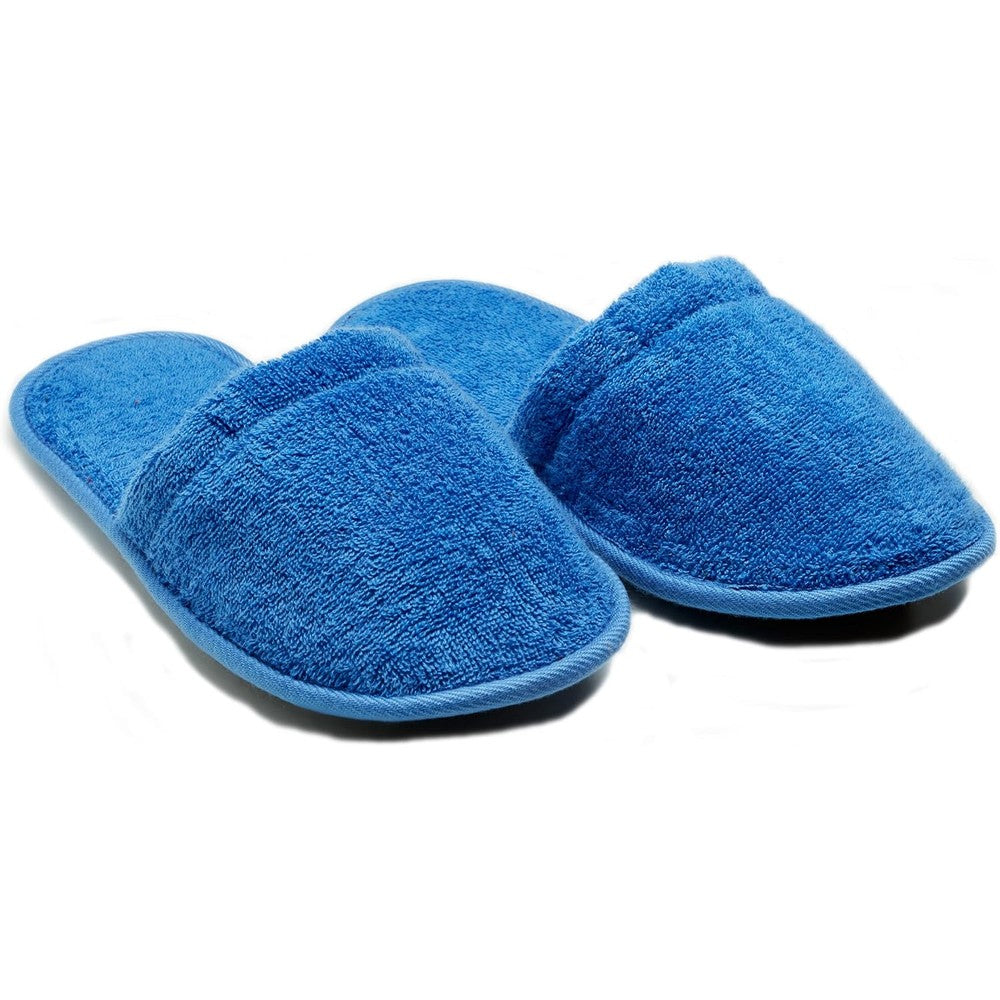 Arus men's cotton terry cloth spa slippers front view