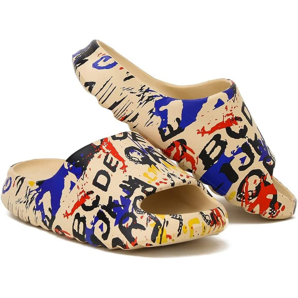 Youermei unisex pillow slippers cloud slides front view