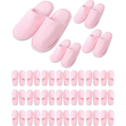 Twistover kids disposable spa slippers front view
