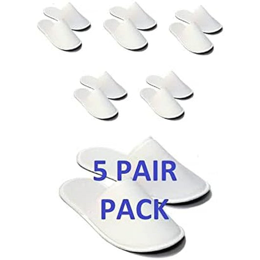 Chochili fabric packed disposable hotel slippers front view premium guest footwear