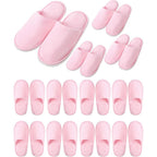 Twistover kids disposable guest slippers front view