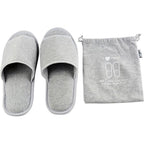 Comfysail foldable portable slippers front view travel footwear