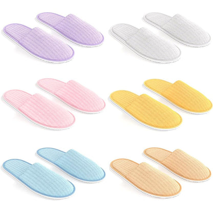 Maeline spa slippers front view with non-slip texture