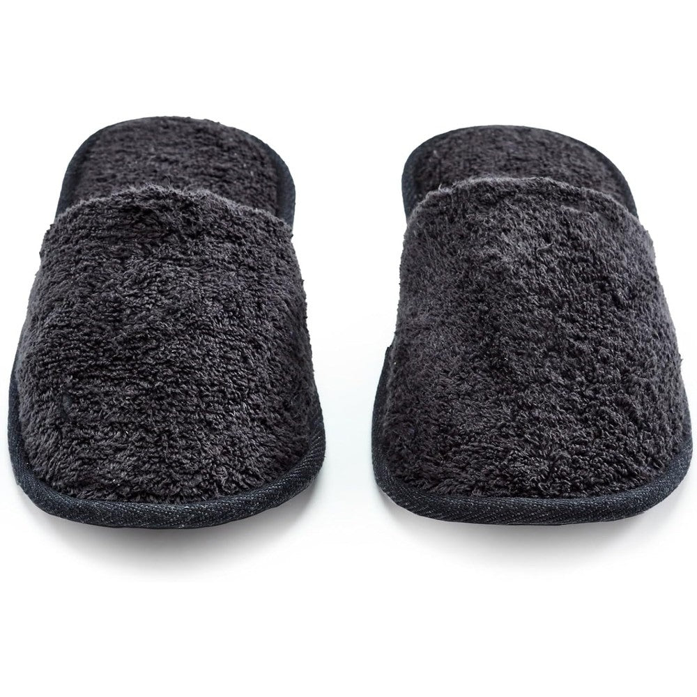 Eskymode Men's Cotton Bath Slippers front view for home and spa