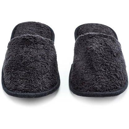 Eskymode Men's Cotton Bath Slippers front view for home and spa