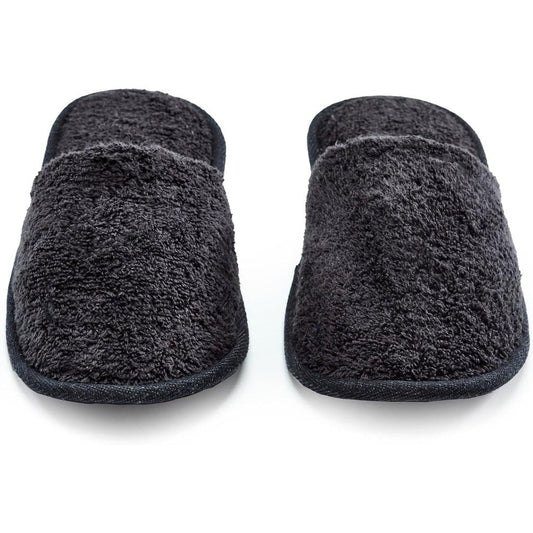 Eskymode Men's Cotton Bath Slippers front view for home and spa
