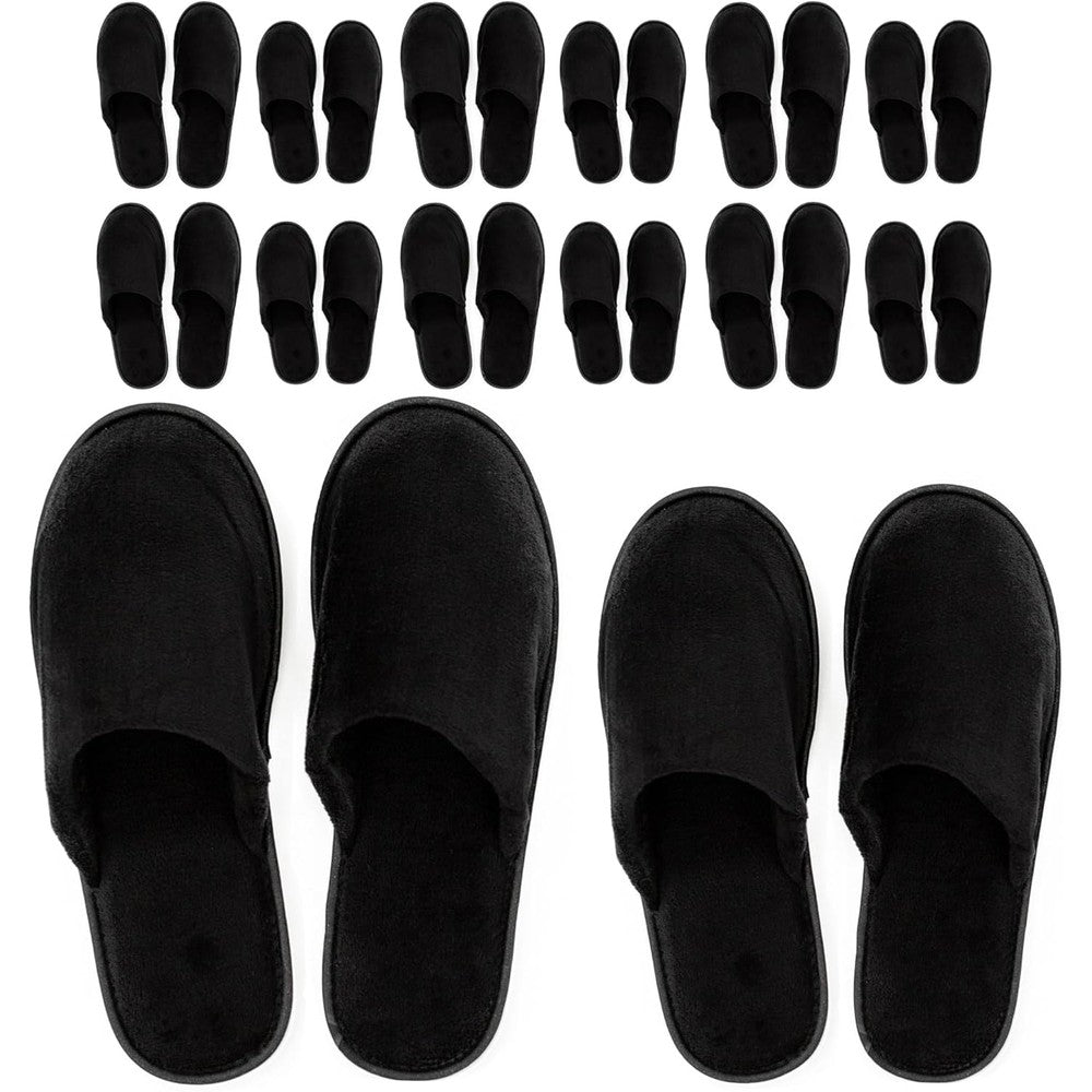 ModLux indoor spa slippers white front view premium guest footwear