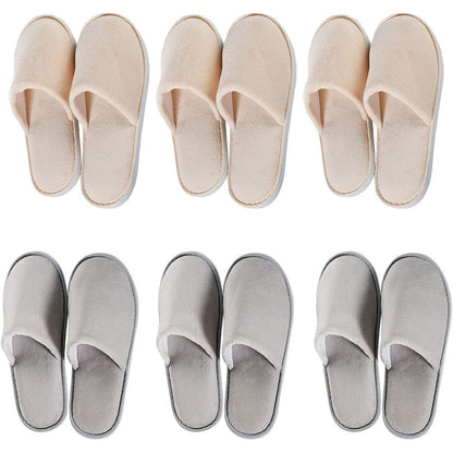Ostadarra spa slippers 6 pair set front view