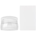 Bs Agency Nail Art Stamper Kit with clear silicone head and scraper
