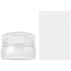 Bs Agency Nail Art Stamper Kit with clear silicone head and scraper
