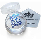 Pueen 3.5cm HD Clear Jelly Stamper and Scraper Set front view