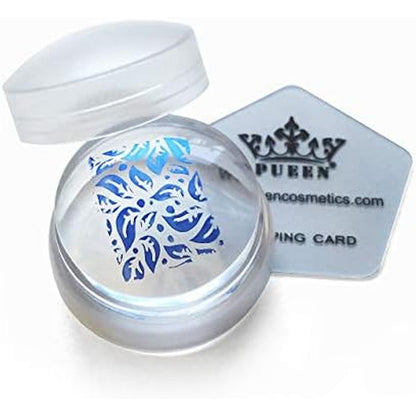 Pueen 3.5cm HD Clear Jelly Stamper and Scraper Set front view