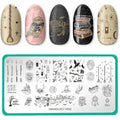 Maniology Bewitched Wizards Welcome nail stamping plate front view