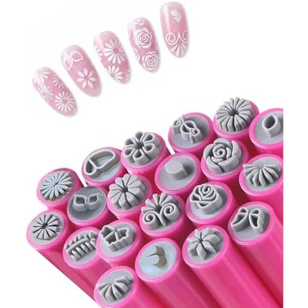 DAWZMR 20 Pieces Nail Art Stamp Pen set front view