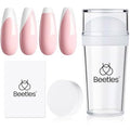 Beetles French Tip Nail Stamp kit front view with silicone heads