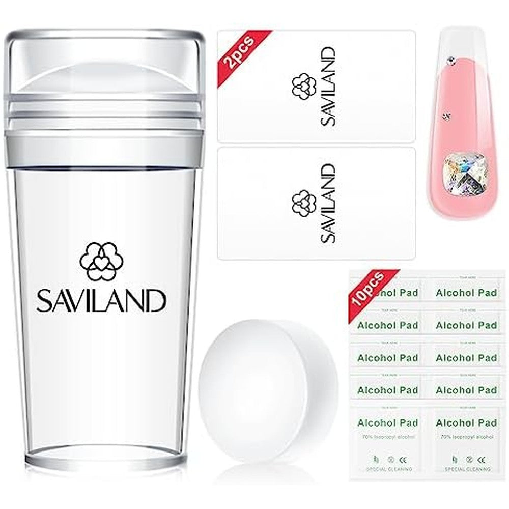 Saviland French Tip Stamp 14 piece kit front view